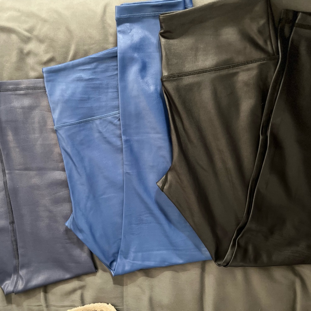 Lot of ZYIA 6-8 metallic leggings